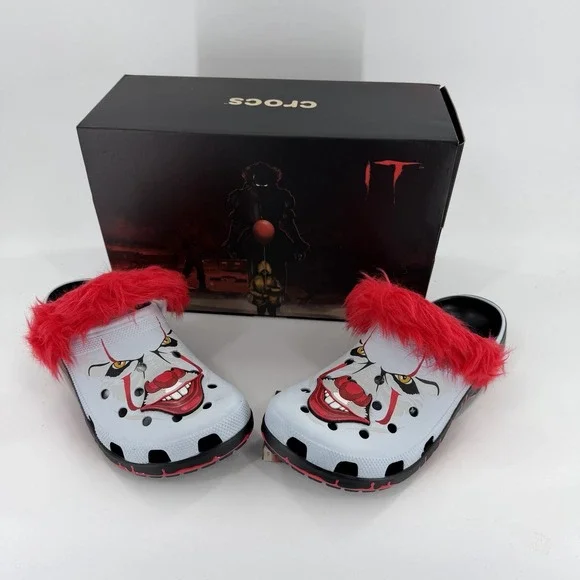 Crocs IT Chapter 2 Pennywise Face Classic Clogs Adult Men's Size 11 New With Box